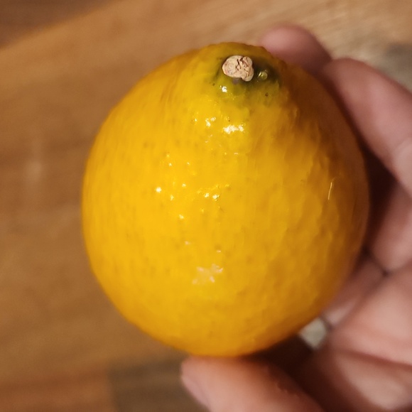 Realistic Faux Lemons, Set of Four - Picture 6 of 12